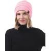 imageAmerican Trends Winter Hats for Women 4 Pack Beanie Hats Caps Knit Chunky Slouchy Beanie HatsPink