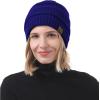 imageAmerican Trends Winter Hats for Women 4 Pack Beanie Hats Caps Knit Chunky Slouchy Beanie HatsRoyal Blue
