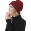 imageAmerican Trends Winter Hats for Women 4 Pack Beanie Hats Caps Knit Chunky Slouchy Beanie HatsVine