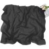 imageAmerican Trends Womens Silk Feeling Scarf Head Scarves Long Satin Scarf Wrap Neck Scarf Lightweight Bandana for WomenBlack