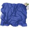 imageAmerican Trends Womens Silk Feeling Scarf Head Scarves Long Satin Scarf Wrap Neck Scarf Lightweight Bandana for WomenDark Blue