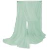imageAmerican Trends Womens Silk Feeling Scarf Head Scarves Long Satin Scarf Wrap Neck Scarf Lightweight Bandana for WomenLight Green