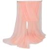 imageAmerican Trends Womens Silk Feeling Scarf Head Scarves Long Satin Scarf Wrap Neck Scarf Lightweight Bandana for WomenPink