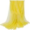 imageAmerican Trends Womens Silk Feeling Scarf Head Scarves Long Satin Scarf Wrap Neck Scarf Lightweight Bandana for WomenYellow