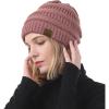 imageAmerican Trends Winter Hats for Women 4 Pack Beanie Hats Caps Knit Chunky Slouchy Beanie HatsA Pin K