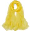 imageAmerican Trends Womens Silk Feeling Scarf Head Scarves Long Satin Scarf Wrap Neck Scarf Lightweight Bandana for WomenYellow