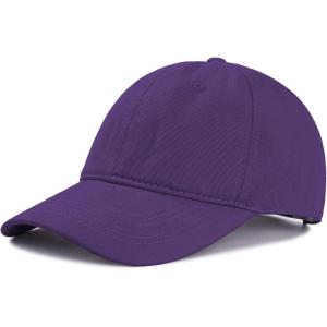 imageAmerican Trends Smile Face Baseball Cap for Women Men Ponytail Trucker Dad Hat Adjustable Golf Tennis HatDark Purple