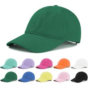 imageAmerican Trends Smile Face Baseball Cap for Women Men Ponytail Trucker Dad Hat Adjustable Golf Tennis HatGreen