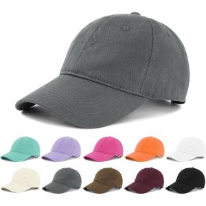 imageAmerican Trends Smile Face Baseball Cap for Women Men Ponytail Trucker Dad Hat Adjustable Golf Tennis HatGrey