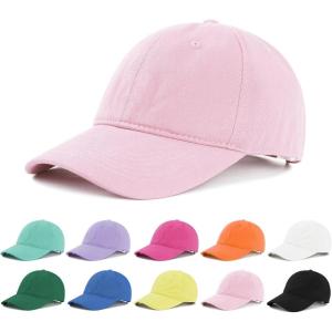 imageAmerican Trends Smile Face Baseball Cap for Women Men Ponytail Trucker Dad Hat Adjustable Golf Tennis HatPink