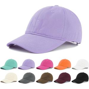imageAmerican Trends Smile Face Baseball Cap for Women Men Ponytail Trucker Dad Hat Adjustable Golf Tennis HatPurple