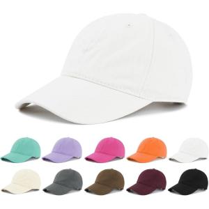 imageAmerican Trends Smile Face Baseball Cap for Women Men Ponytail Trucker Dad Hat Adjustable Golf Tennis HatWhite