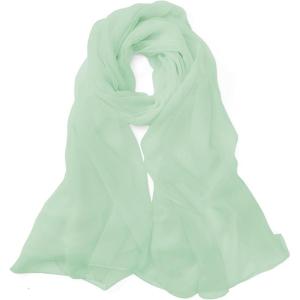 imageAmerican Trends Womens Silk Feeling Scarf Head Scarves Long Satin Scarf Wrap Neck Scarf Lightweight Bandana for WomenLight Green