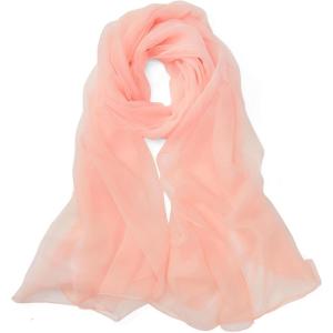 imageAmerican Trends Womens Silk Feeling Scarf Head Scarves Long Satin Scarf Wrap Neck Scarf Lightweight Bandana for WomenPink