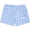 imageAmerican Trends Boys Swim Trunks Toddler Swim Shorts Bathing Suit Kids Swimsuit Youth SwimwearBlue Check