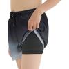 imageAmerican Trends Boys Swim Trunks with Compression Liner Swim Shorts Quick Dry Swimsuit Swimwear Bathing Suit Kids Youth ShortBlackgrey