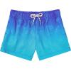 imageAmerican Trends Boys Swim Trunks with Compression Liner Swim Shorts Quick Dry Swimsuit Swimwear Bathing Suit Kids Youth ShortGradient Bluebanana