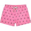 imageAmerican Trends Boys Swim Trunks with Compression Liner Swim Shorts Quick Dry Swimsuit Swimwear Bathing Suit Kids Youth ShortPink Anchor