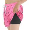 imageAmerican Trends Boys Swim Trunks with Compression Liner Swim Shorts Quick Dry Swimsuit Swimwear Bathing Suit Kids Youth ShortPink Anchor