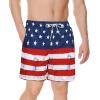 imageAmerican Trends Mens Swim Trunks with Compression Liner Quick Dry Swimsuits Mens Bathing Suit SwimwearAmerican Flag