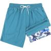 imageAmerican Trends Mens Swim Trunks with Compression Liner Quick Dry Swimsuits Mens Bathing Suit SwimwearBlue Coconut Tree