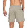 imageAmerican Trends Mens Swim Trunks with Compression Liner Quick Dry Swimsuits Mens Bathing Suit SwimwearKhaki Green
