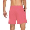 imageAmerican Trends Mens Swim Trunks with Compression Liner Quick Dry Swimsuits Mens Bathing Suit SwimwearPink