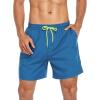 imageAmerican Trends Mens Swim Trunks with Compression Liner Quick Dry Swimsuits Mens Bathing Suit SwimwearSky Blue