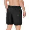 imageAmerican Trends Mens Swim Trunks with Compression Liner Quick Dry Swimsuits Mens Bathing Suit SwimwearTotem Black