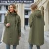 imageAmerican Trends Packable Waterproof Rain Jacket Women with Hood Raincoat Windbreaker Long Hooded Trench Coats S2XL AvailableAmy Green