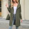 imageAmerican Trends Packable Waterproof Rain Jacket Women with Hood Raincoat Windbreaker Long Hooded Trench Coats S2XL AvailableAmy Green