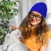 imageAmerican Trends Winter Hats for Men Women Cuffed Beanies Hat Soft Plain Knit Hats Skull CapsBlue