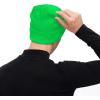 imageAmerican Trends Winter Hats for Men Women Cuffed Beanies Hat Soft Plain Knit Hats Skull CapsFluorescent Green