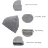 imageAmerican Trends Winter Hats for Men Women Cuffed Beanies Hat Soft Plain Knit Hats Skull CapsOrange Yellow