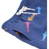 imageBoys Swim Trunks with Boxer Brief Liner Swim Shorts Compression Liner Youth Anti TrunksBlue Shark