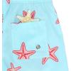 imageBoys Swim Trunks with Boxer Brief Liner Swim Shorts Compression Liner Youth Anti TrunksBlue Starfish