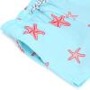 imageBoys Swim Trunks with Boxer Brief Liner Swim Shorts Compression Liner Youth Anti TrunksBlue Starfish