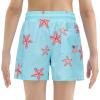 imageBoys Swim Trunks with Boxer Brief Liner Swim Shorts Compression Liner Youth Anti TrunksBlue Starfish