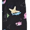 imageBoys Swim Trunks with Boxer Brief Liner Swim Shorts Compression Liner Youth Anti TrunksColorful Shark