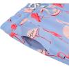 imageBoys Swim Trunks with Boxer Brief Liner Swim Shorts Compression Liner Youth Anti TrunksFlamingo