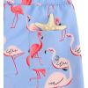 imageBoys Swim Trunks with Boxer Brief Liner Swim Shorts Compression Liner Youth Anti TrunksFlamingo