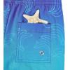 imageBoys Swim Trunks with Boxer Brief Liner Swim Shorts Compression Liner Youth Anti TrunksGradient Banana