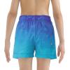 imageBoys Swim Trunks with Boxer Brief Liner Swim Shorts Compression Liner Youth Anti TrunksGradient Banana