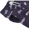 imageBoys Swim Trunks with Boxer Brief Liner Swim Shorts Compression Liner Youth Anti TrunksNavy Fishbone