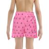 imageBoys Swim Trunks with Boxer Brief Liner Swim Shorts Compression Liner Youth Anti TrunksPink Anchor