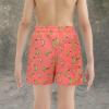 imageBoys Swim Trunks with Boxer Brief Liner Swim Shorts Compression Liner Youth Anti TrunksPink Banana
