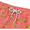 imageBoys Swim Trunks with Boxer Brief Liner Swim Shorts Compression Liner Youth Anti TrunksPink Banana