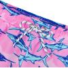 imageBoys Swim Trunks with Boxer Brief Liner Swim Shorts Compression Liner Youth Anti TrunksPink Blue Shark