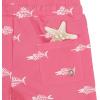 imageBoys Swim Trunks with Boxer Brief Liner Swim Shorts Compression Liner Youth Anti TrunksPink Fishbone