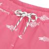 imageBoys Swim Trunks with Boxer Brief Liner Swim Shorts Compression Liner Youth Anti TrunksPink Fishbone